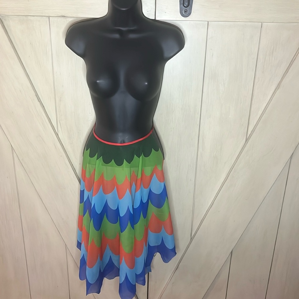 silk see thru vintage apron